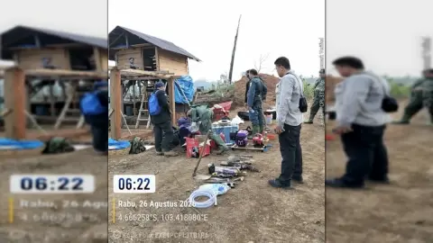 40 Hektare Zona Inti TNBBS Dibuka Ilegal, Empat Tersangka Ditahan