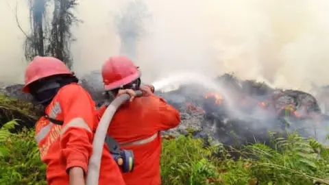 Hotspot Kalteng Melonjak Jadi 92 Titik, Pemadaman Karhutla Diperkuat