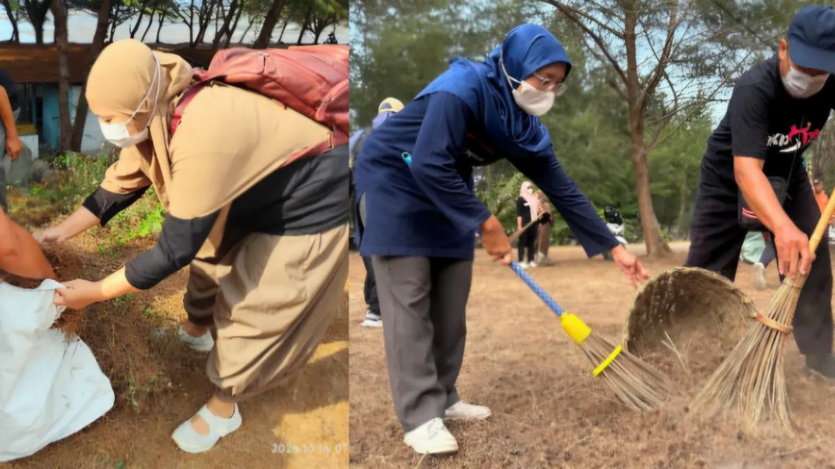 Kulon Progo ASRI Movement Targets Trash in the Glagah Souvenir Kiosk Area