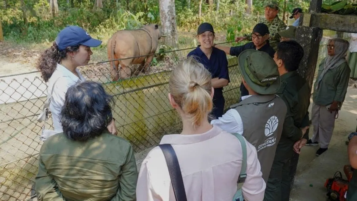 Minister of Forestry and Norwegian Ambassador Visit Way Kambas, Strengthen Protection of Sumatran Elephants