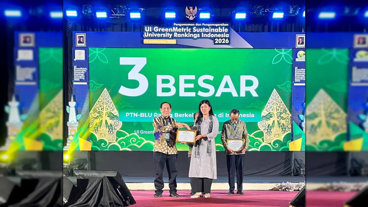 UNTIRTA Becomes the Most Sustainable PTN-BLU, Ranked 13th Nationally at UI GreenMetric 2026