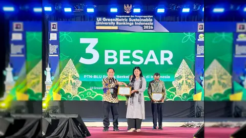 UNTIRTA Becomes the Most Sustainable PTN-BLU, Ranked 13th Nationally at UI GreenMetric 2026